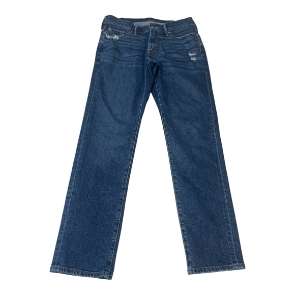 Abercrombie & Fitch Langdon Skinny Dark Wash Men’s Blue Denim Jeans Size 30Wx30L - Picture 1 of 14